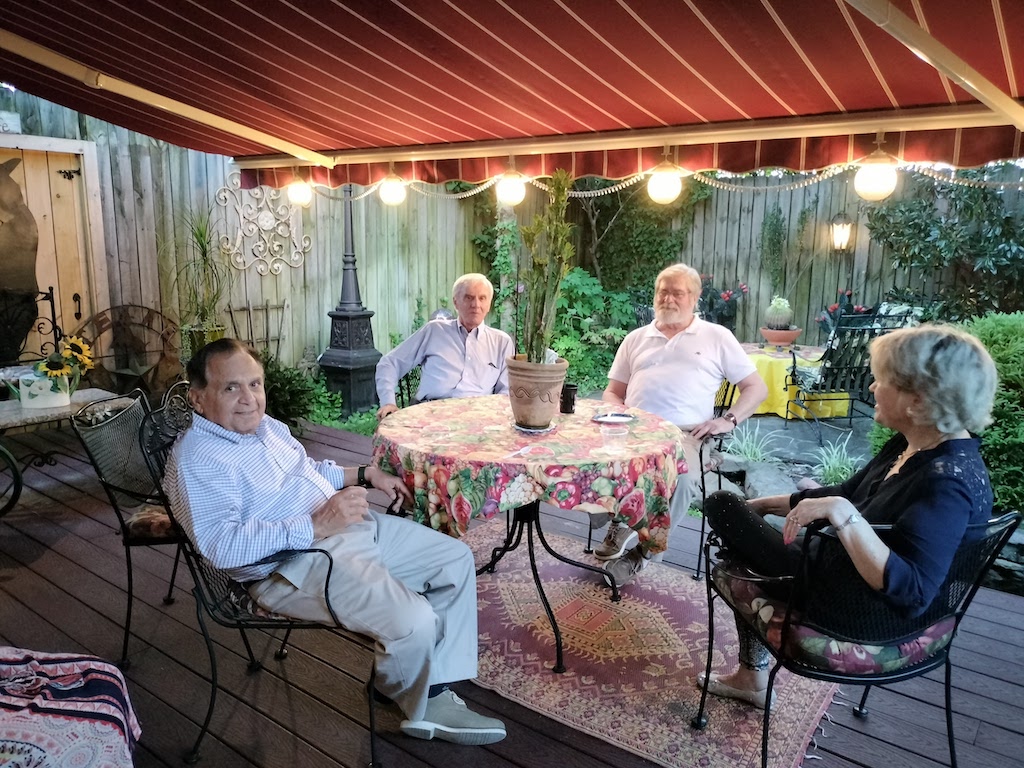 ptah members sitting outside